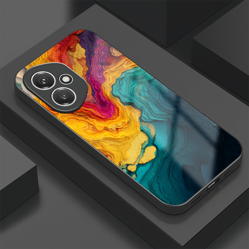 Phone Cases Honor - Marble Pattern Shockproof Phone Case For