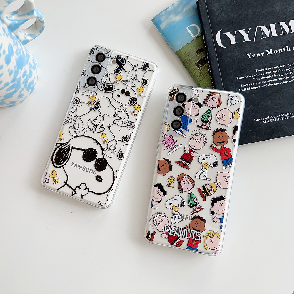 Phone Cases Brown - Cute Cartoon Peanut Snoopy Charlie Brown