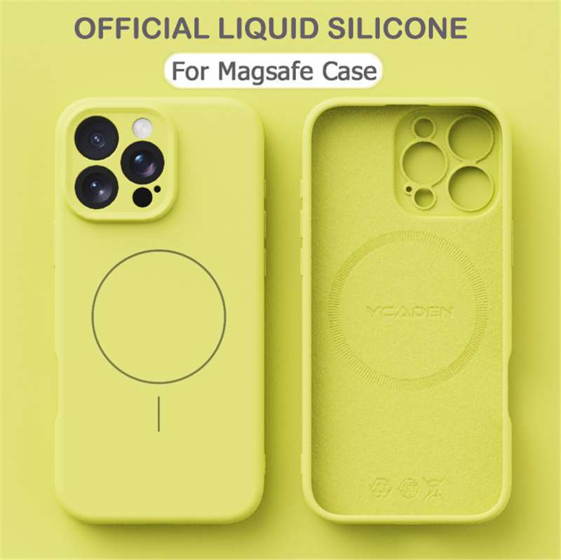 Phone Cases Arc - Magnetic Liquid Soft Silicone For Magsafe