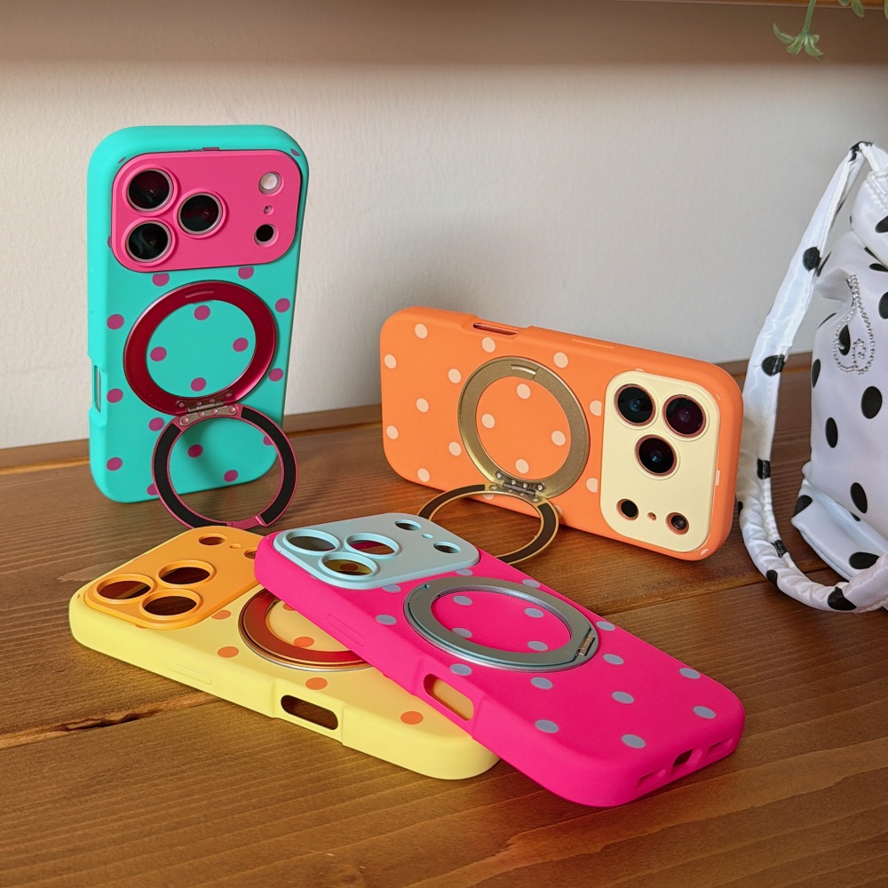 Phone Cases Magsafe - INS Polka Dot Magnetic 360° Rotating