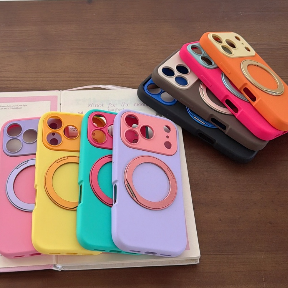 Phone Cases Magsafe - INS Magnetic 360° Rotating Bracket Phone