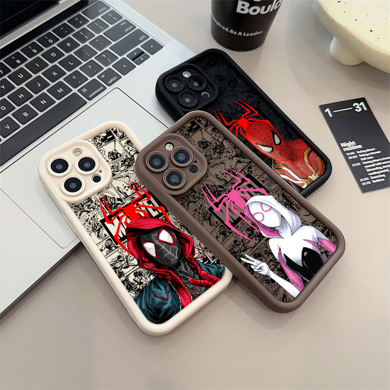 Spiderman Miles Morales Gwen M - Phone Cases Iphone 12 review and price