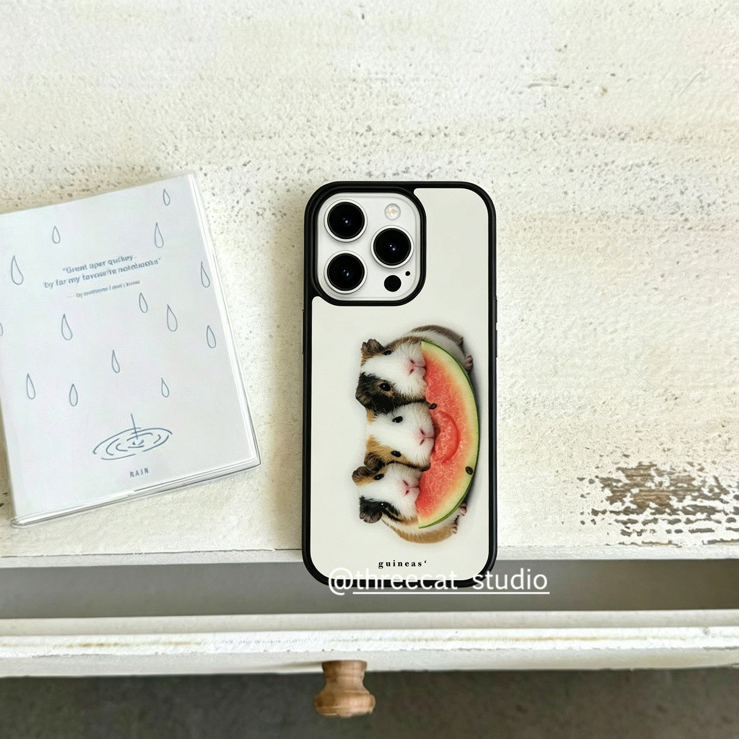 Korean Ins Guinea Pig Eat Wate - Phone Cases Brown review and price