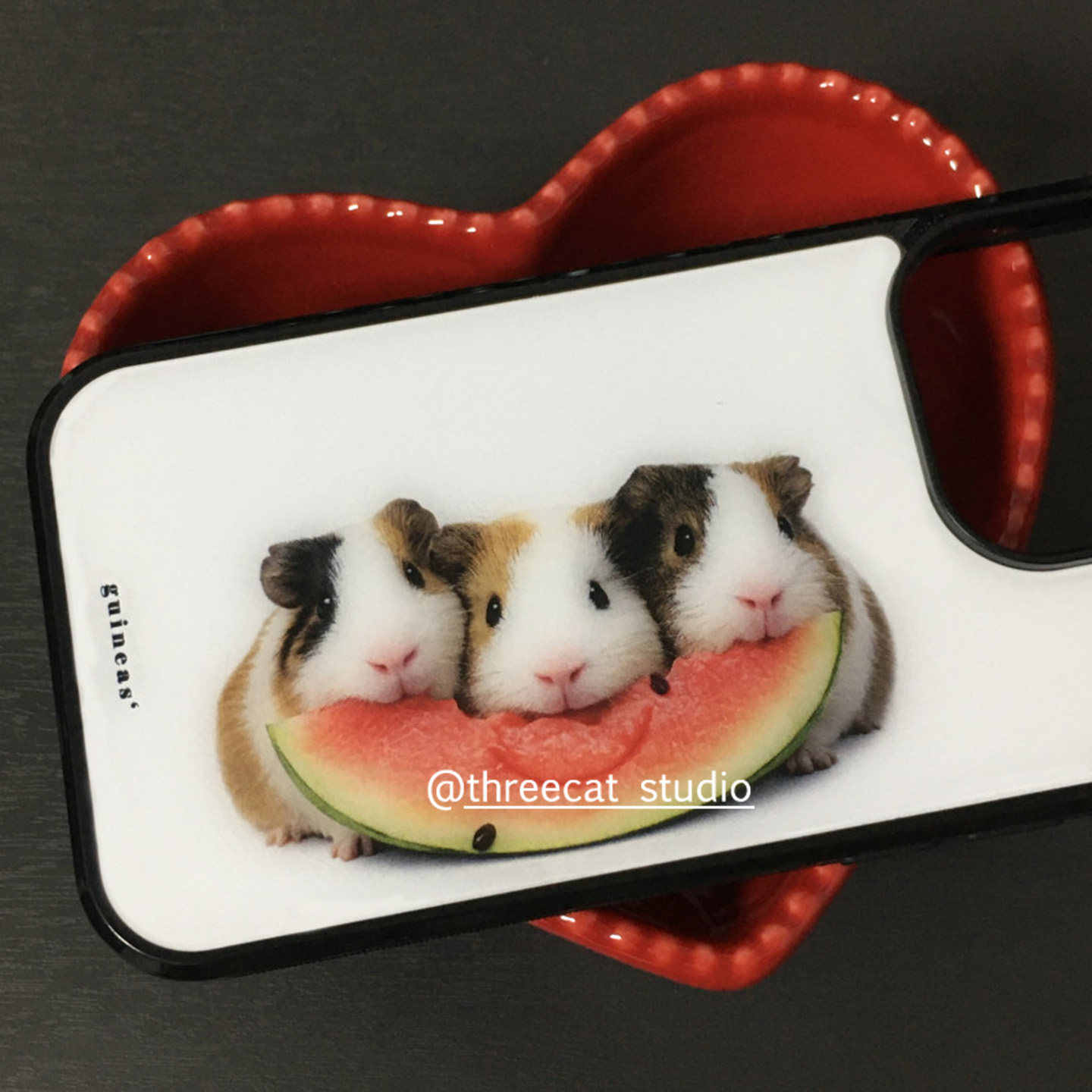 Korean Ins Guinea Pig Eat Wate - Phone Cases Brown review and price