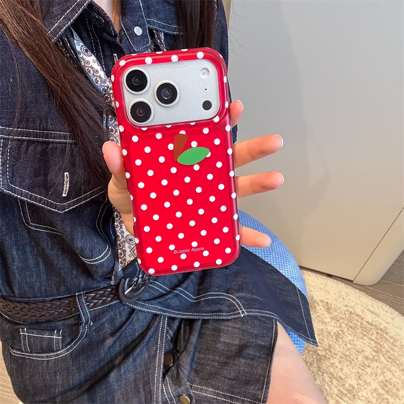 Red Polka Dot Phone Case For A - Phone Cases Redbubble review and price