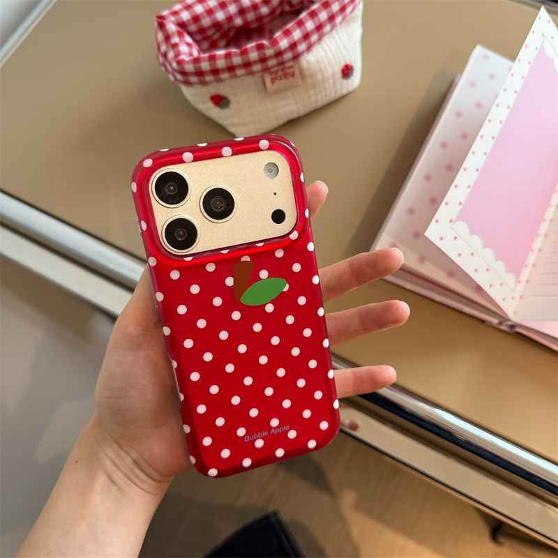 Red Polka Dot Phone Case For A - Phone Cases Redbubble review and price