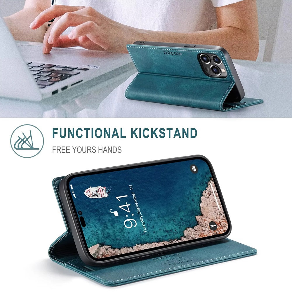 Leather Cases for iPhone 14 13 - Leather Folio Wallet Case review and price