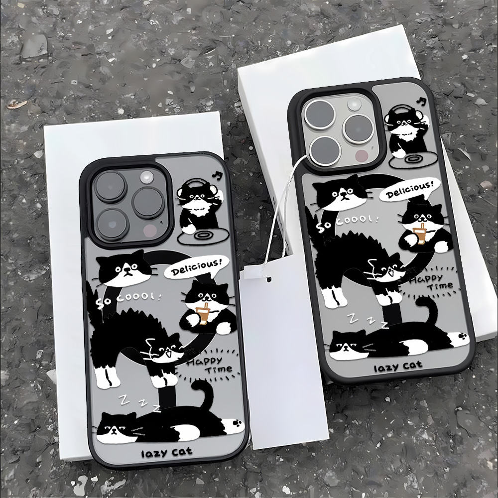 Funny Black Cat Wireless Charg - Phone Cases Magsafe review and price