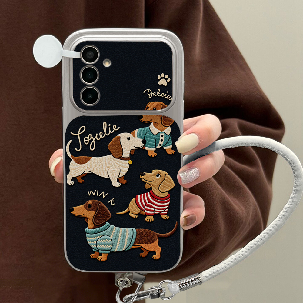 Cartoon Dachshund Phone Case F - Phone Cases With Loop review and price