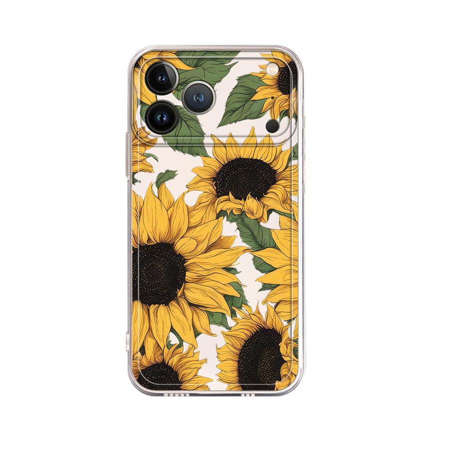 Cute Sunflower Pattern Case fo - Phone Cases Iphone 12 review and price