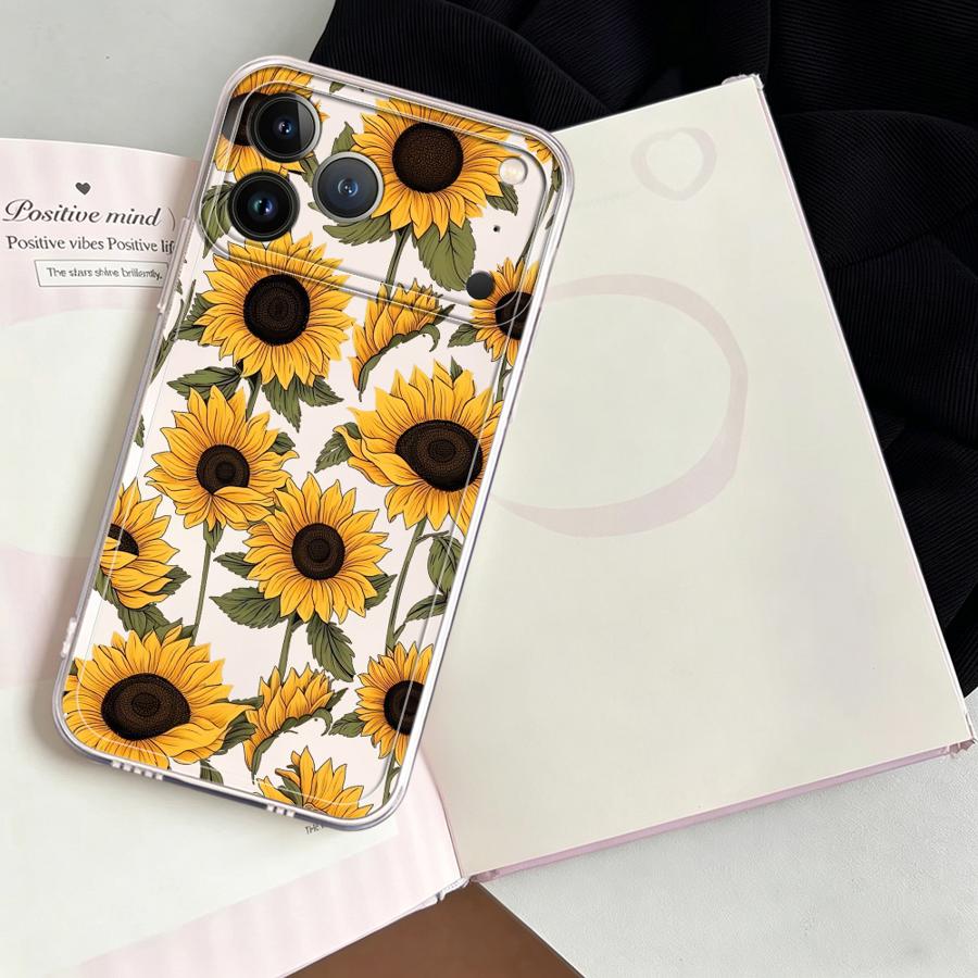 Cute Sunflower Pattern Case fo - Phone Cases Iphone 12 review and price