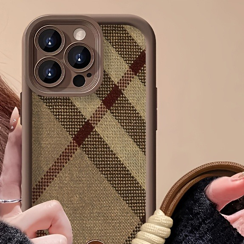 Brown Stripes Lanyard Strap Ro - Phone Cases Brown review and price