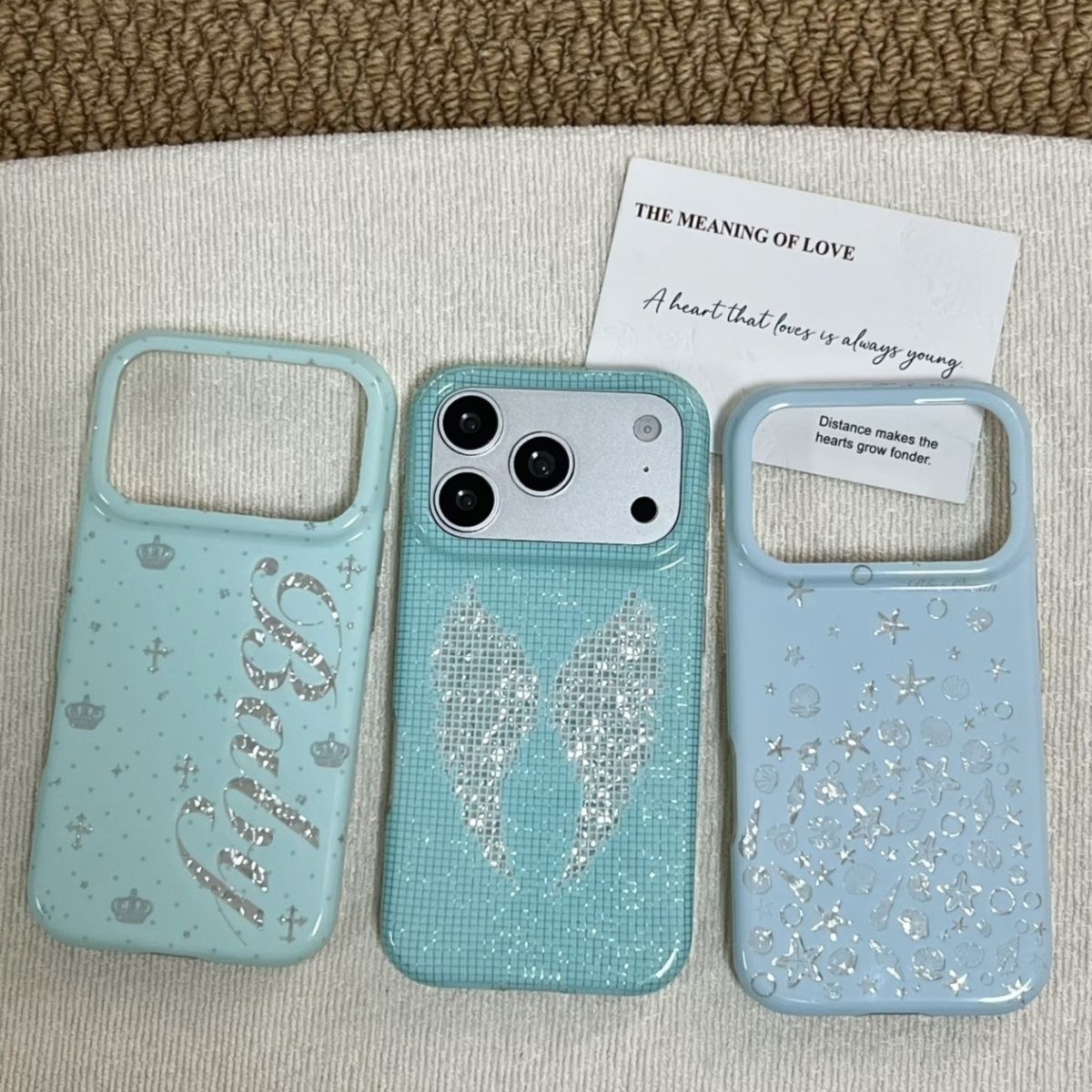 Korean Ins Mint Colored Englis - Phone Cases Iphone 12 review and price