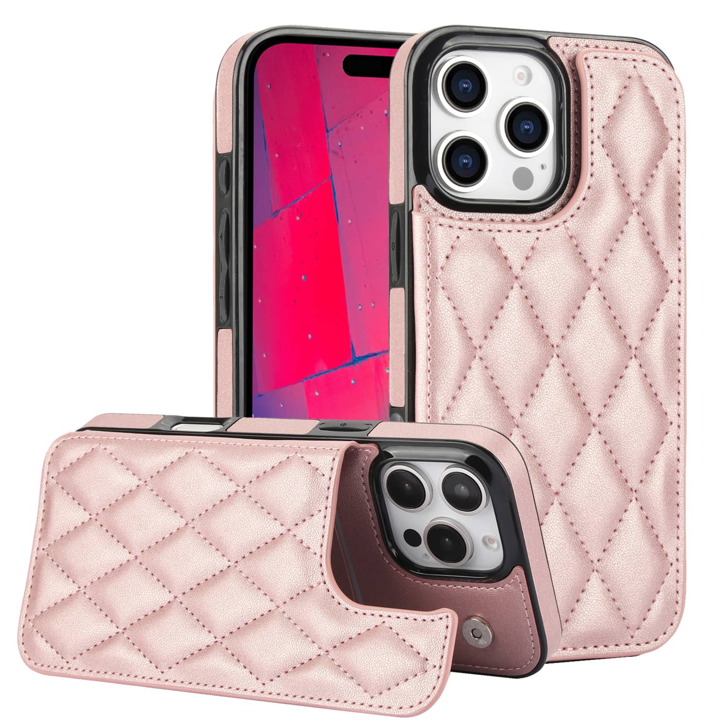 For iPhone 16 Pro Max iPhone 1 - Leather Folio Wallet Case review and price