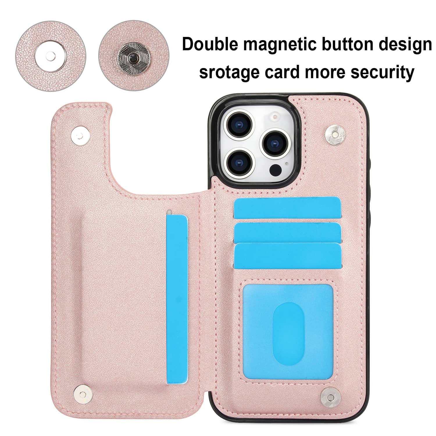 For iPhone 16 Pro Max iPhone 1 - Leather Folio Wallet Case review and price