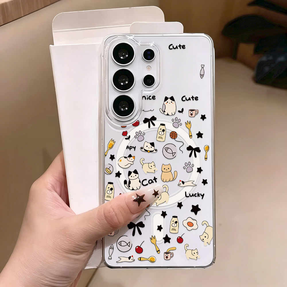 Cute Cat Magnetic Phone Case F - Phone Cases Magsafe review and price