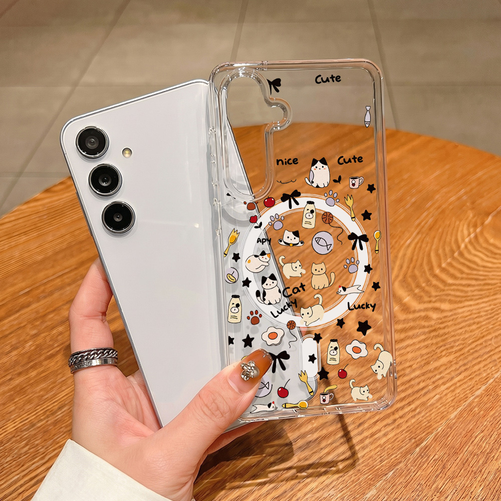 Cute Cat Magnetic Phone Case F - Phone Cases Magsafe review and price