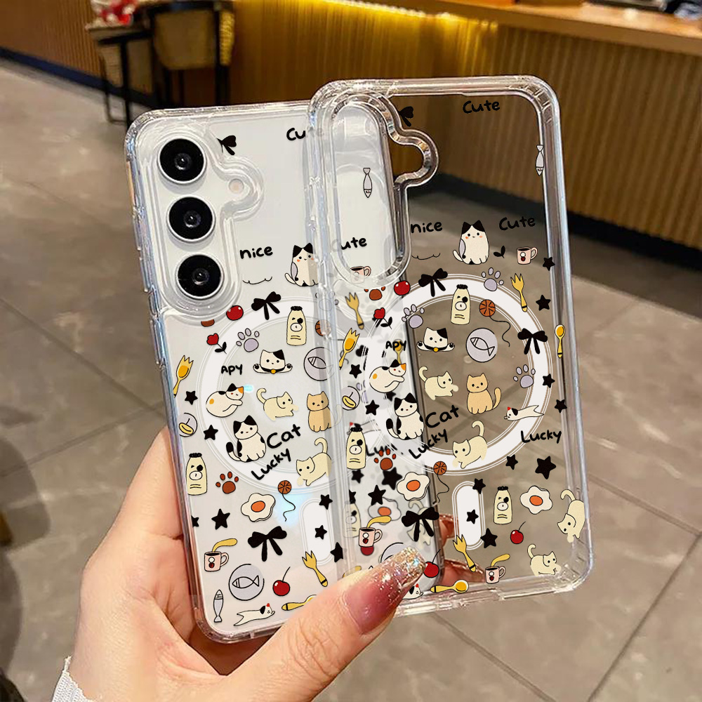 Cute Cat Magnetic Phone Case F - Phone Cases Magsafe review and price