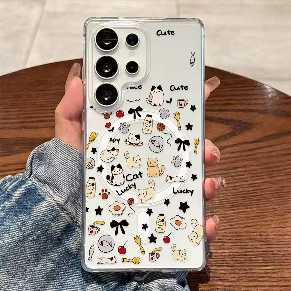 Cute Cat Magnetic Phone Case F - Phone Cases Magsafe review and price