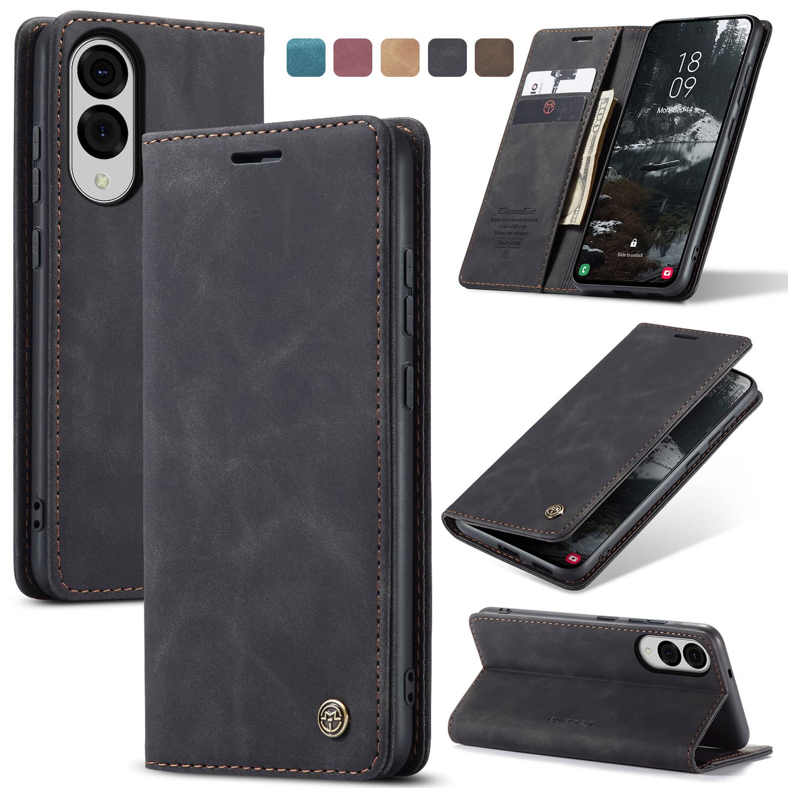 Flip Wallet Case for Samsung G - Leather Folio Wallet Case review and price