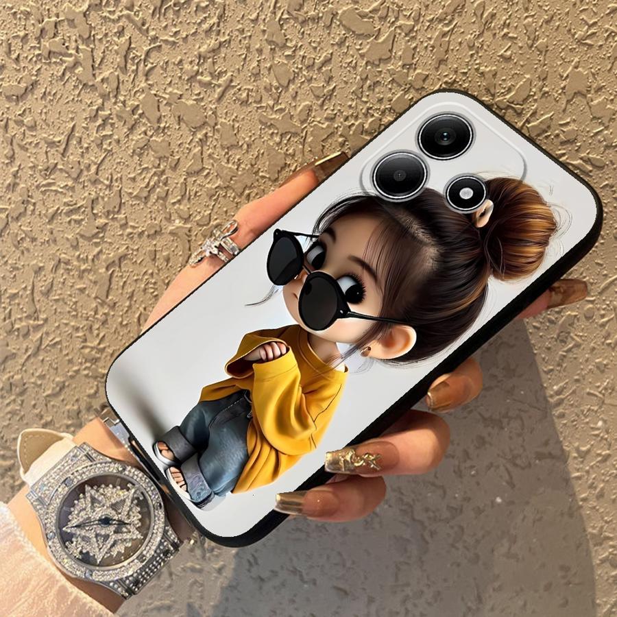 Cartoon Girl Pattern Funda Pho - Phone Cases Xiaomi 14 review and price