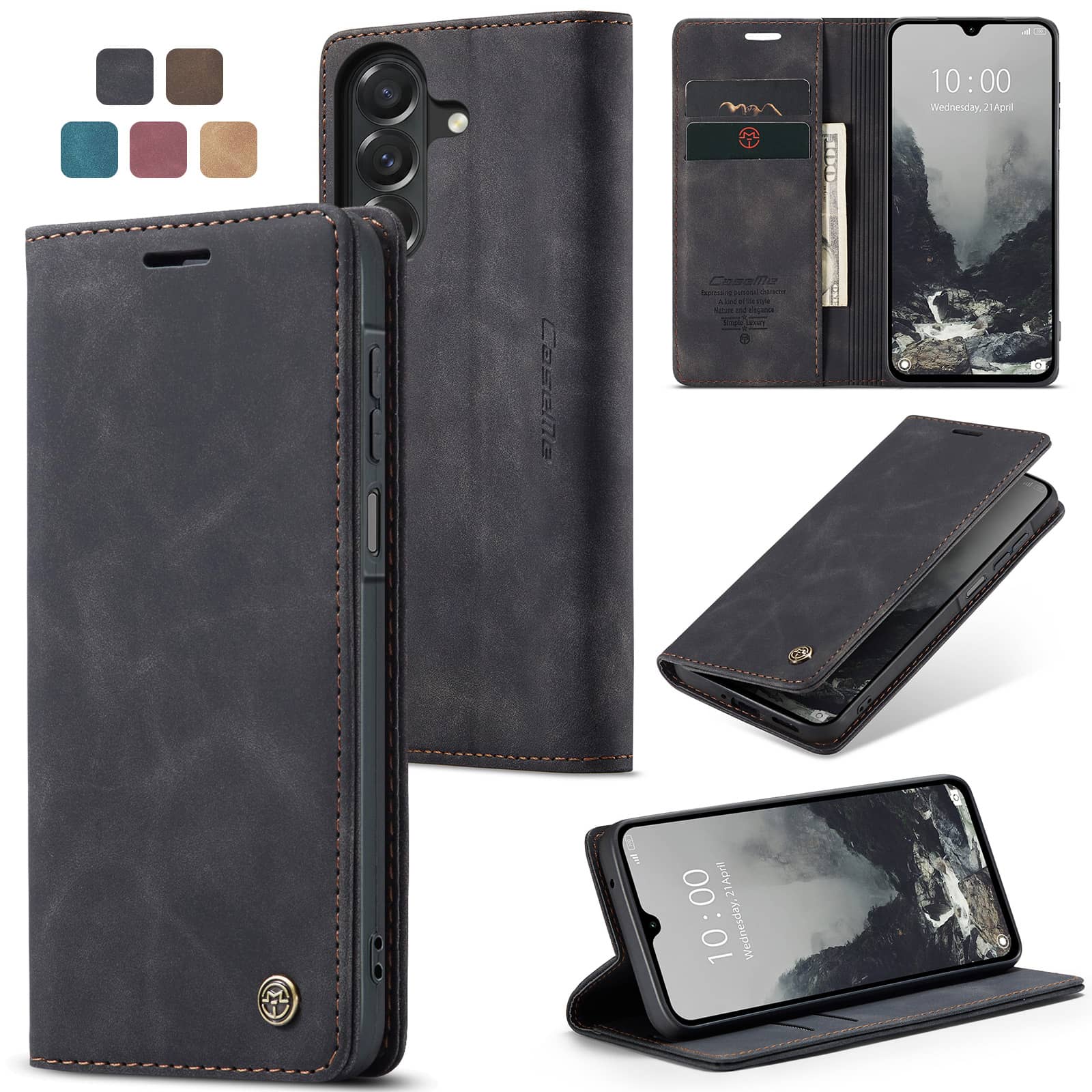 Flip Wallet Case for Samsung G - Leather Folio Wallet Case review and price