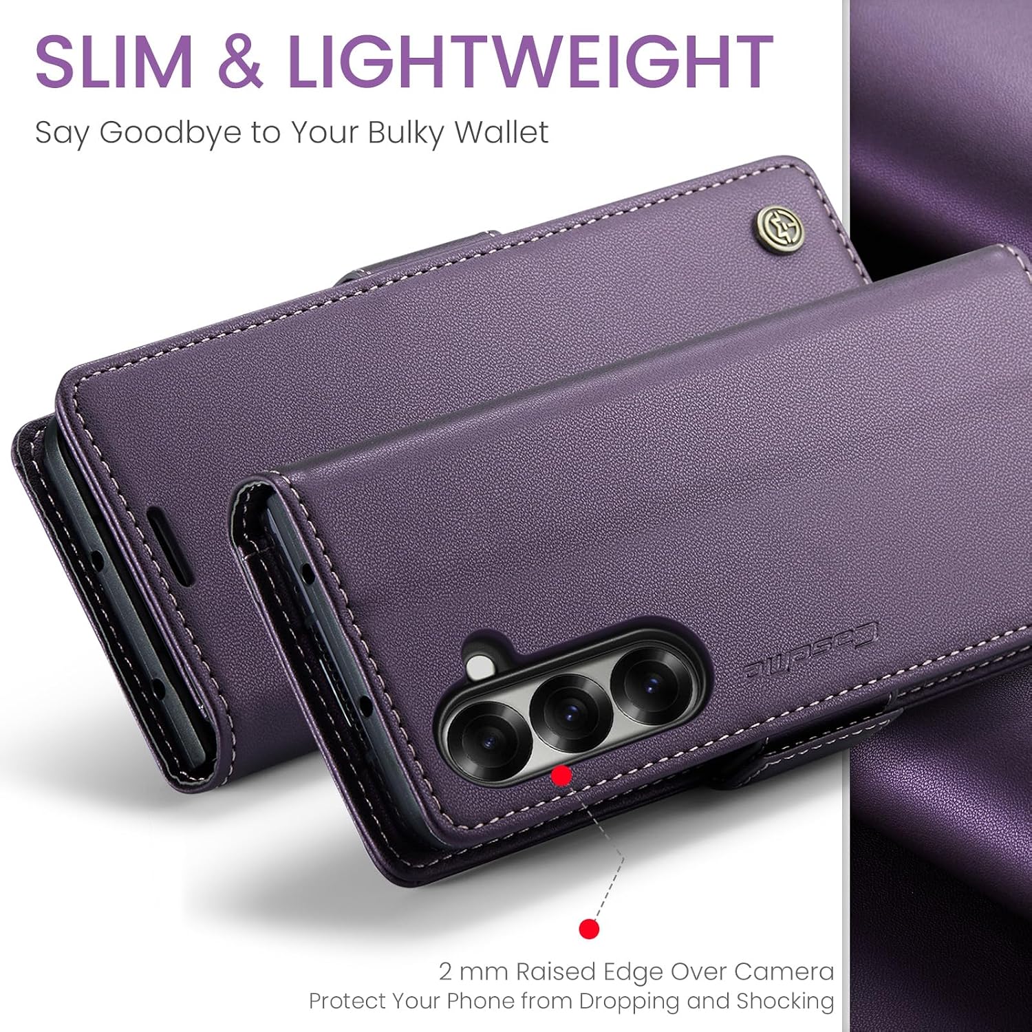 Bestseller Folio Flip RFID Lea - Leather Folio Wallet Case review and price