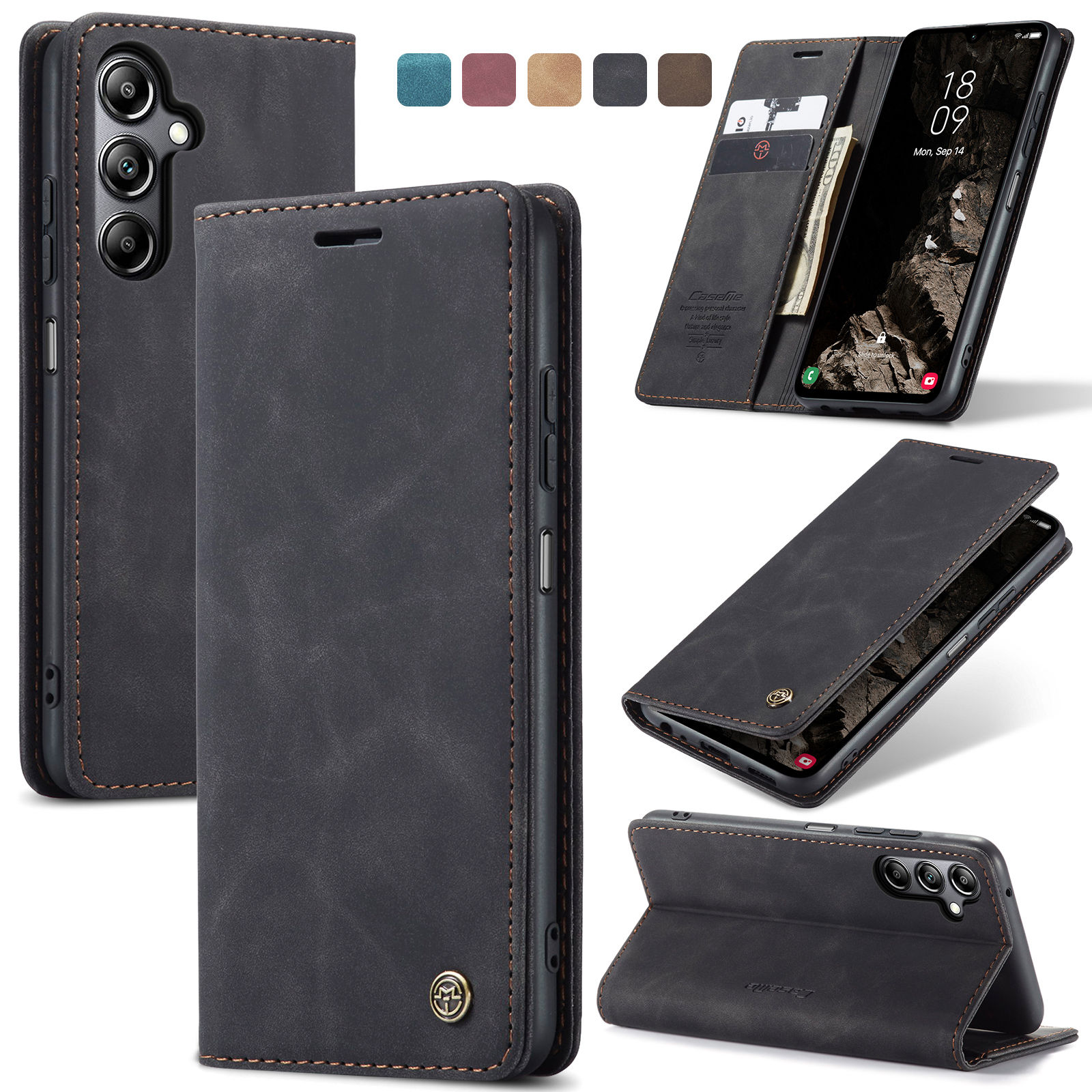 Flip Wallet Case for Samsung G - Leather Folio Wallet Case review and price