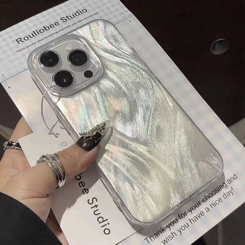 Luxury Aurora Siliver Laser Fe - Phone Cases Arc review and price