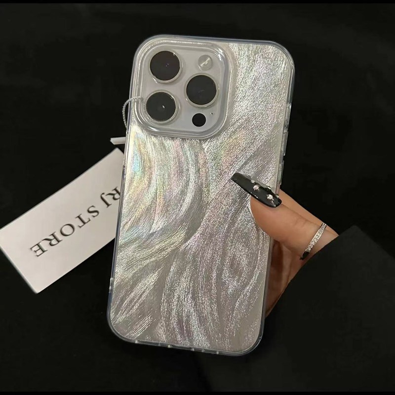 Luxury Aurora Siliver Laser Fe - Phone Cases Arc review and price