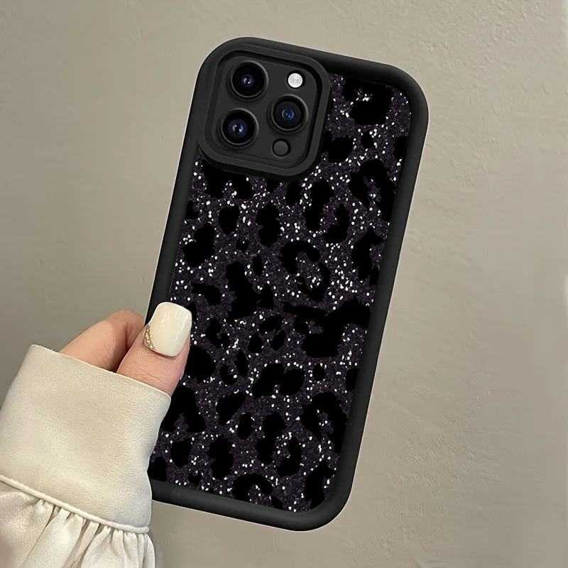 Black Spotted Leopard Hang Str - Phone Cases With Loop review and price