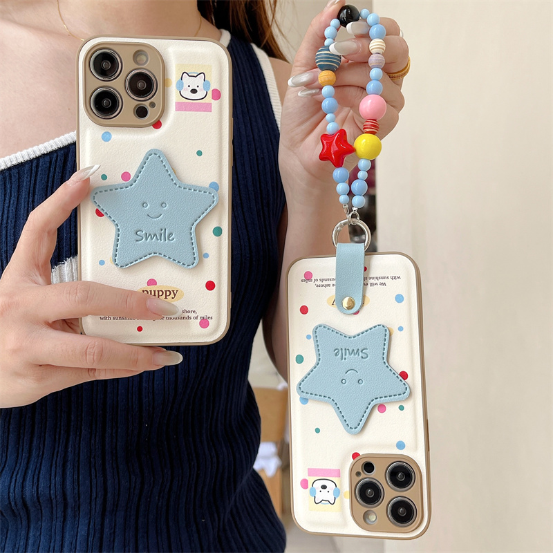 Color Polka Dot Cute Star Phon - Phone Cases With Loop review and price