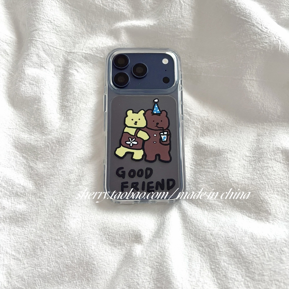 Korean Ins Cute Yellow & Brown - Phone Cases Brown review and price