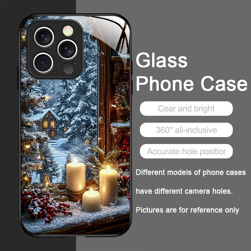 Christmas Tree Gift Snowy Town - Phone Cases Iphone 12 review and price