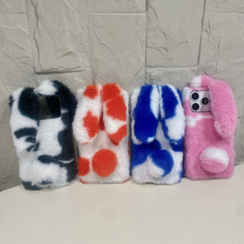 Cute Rabbit Design Fluffy Phon - Phone Cases Iphone 12 review and price