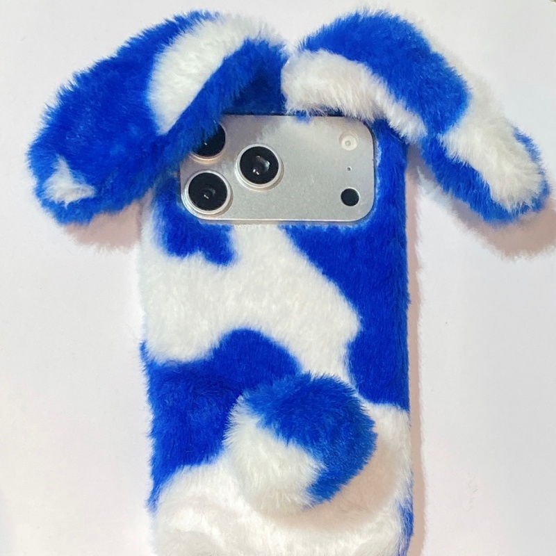 Cute Rabbit Design Fluffy Phon - Phone Cases Iphone 12 review and price