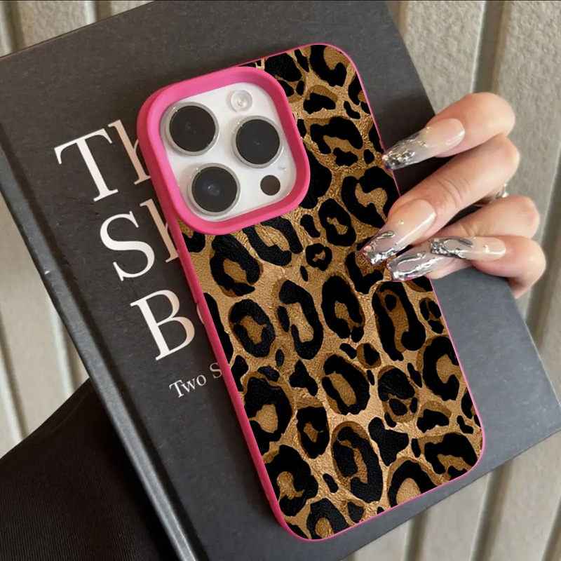 INS Brown Leopard Print Phone  - Phone Cases Brown review and price