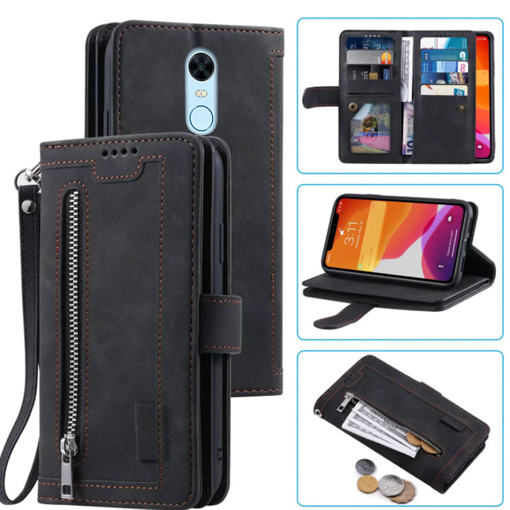 9 Cards Wallet Case for Redmi  - Leather Folio Wallet Case review and price