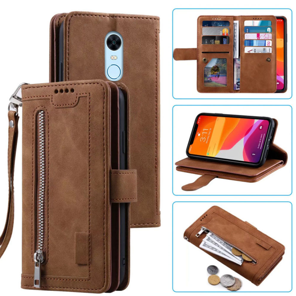 9 Cards Wallet Case for Redmi  - Leather Folio Wallet Case review and price