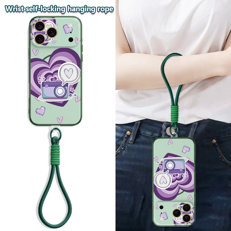 Love Heart Pattern Magnetic Ph - Phone Cases With Loop review and price